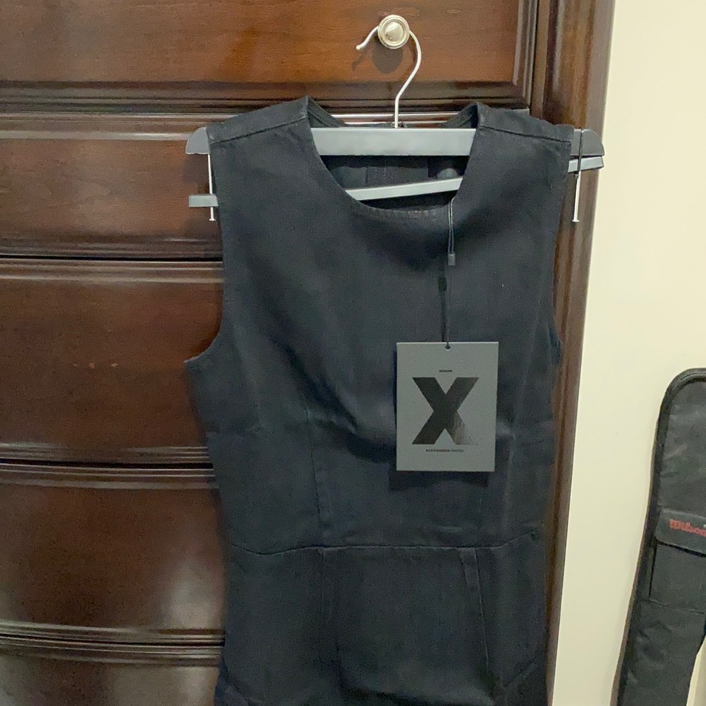 Dress black denim Alexander Wang Sizes: 0 2 4 6